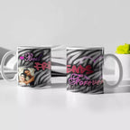 Personalised Best Friends Forever photo mug featuring a custom uploaded friendship photograph and BFF message, a thoughtful gift for best friends.