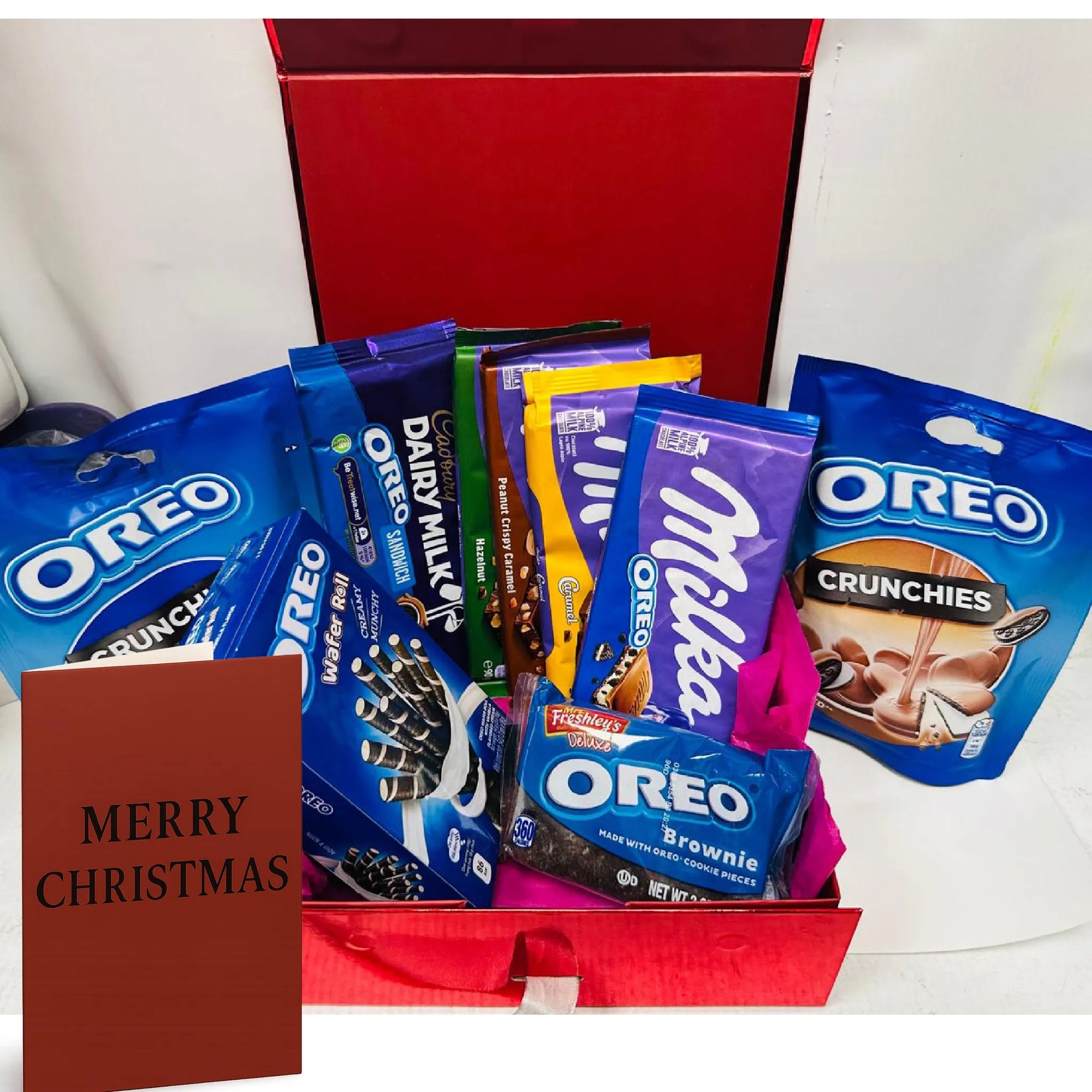 Personalised Chocolate Hamper – Oreo Edition | Birthday Gift | Christmas Hamper | Custom Message Gift Box