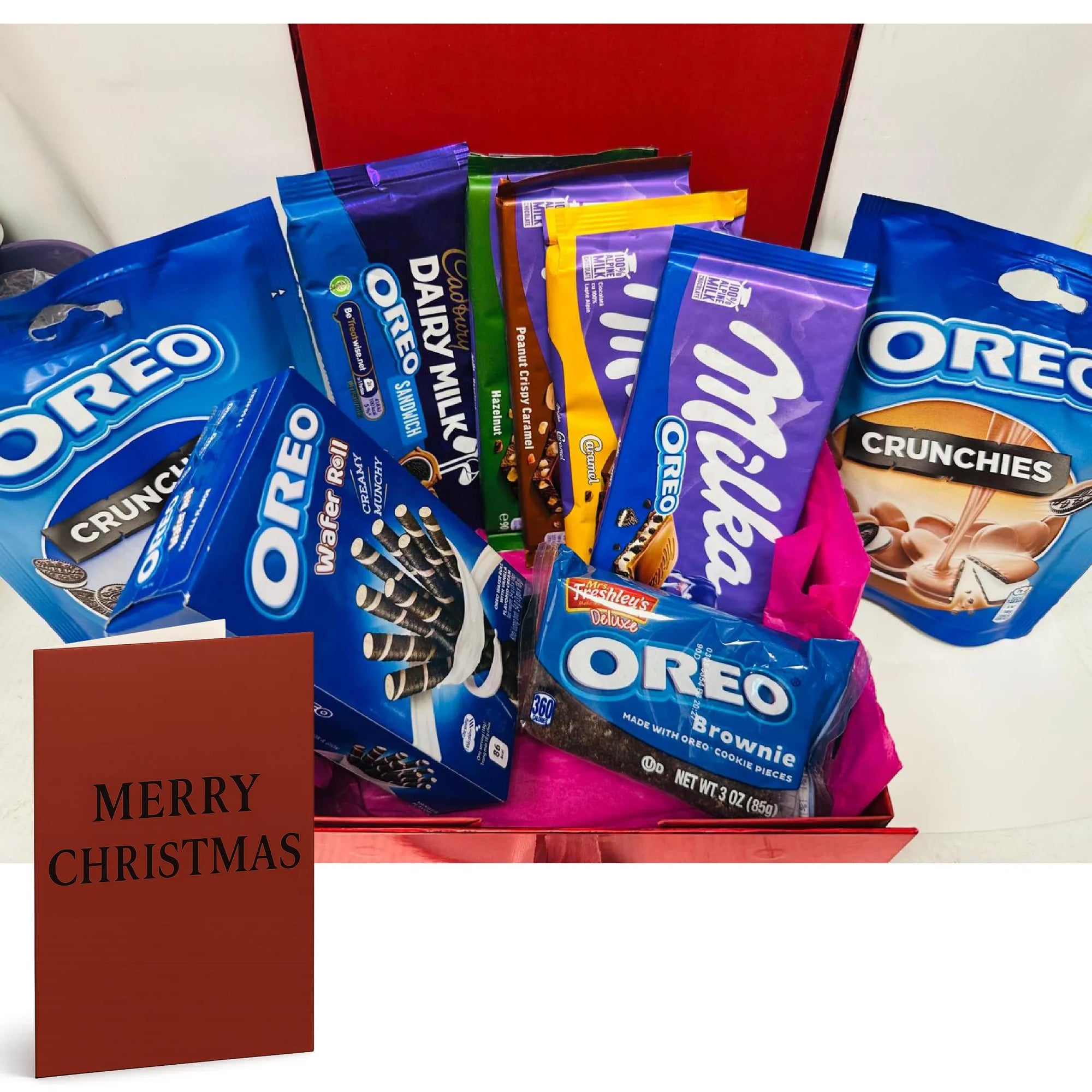 Personalised Chocolate Hamper – Oreo Edition | Birthday Gift | Christmas Hamper | Custom Message Gift Box