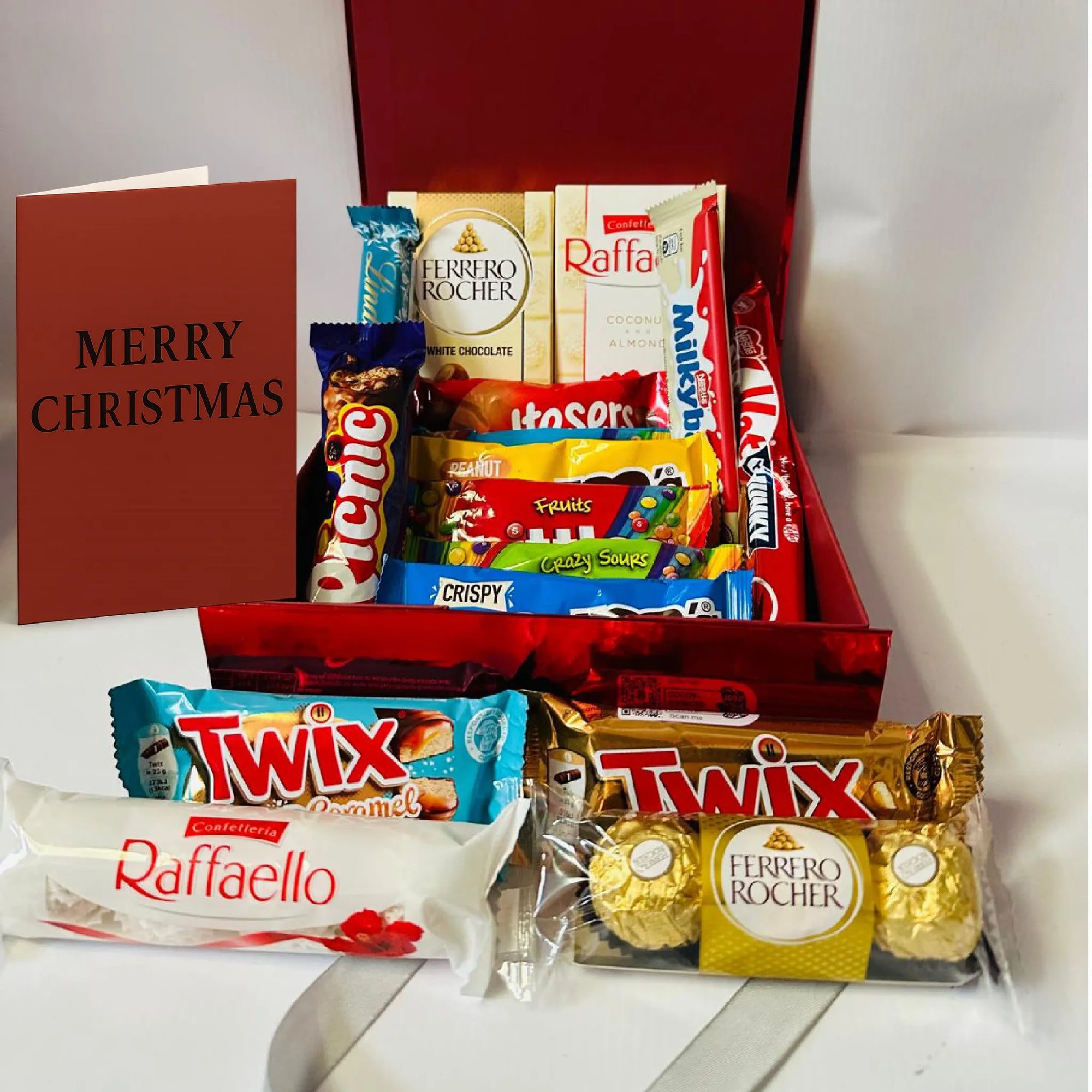 Personalised Chocolate Hamper – Ferrero Collection | Christmas Gift | Birthday Hamper | Luxury Custom Gift Box