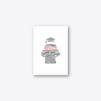 Personalised Graduation Word Art Frame (A5–A1 & Square) – Add Name & Year – Black or White