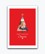 Unique photo Christmas card – add your own picture and message; keepsake greeting