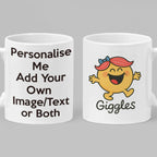 Sunny Miss Giggles Yellow Mug – Personalised Cheerful Coffee Cup