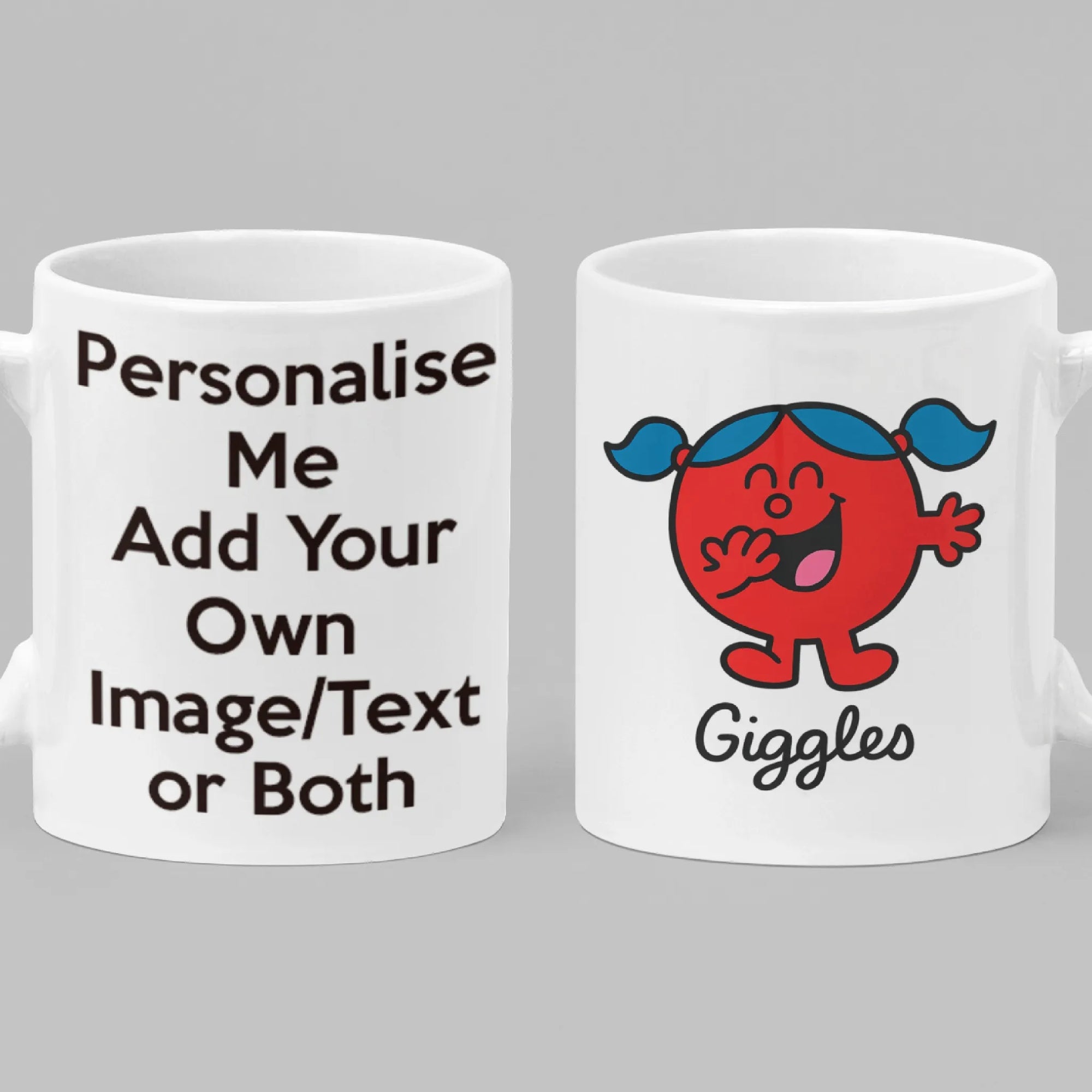 Playful Miss Giggles Red Mug – Personalised Fun Coffee Cup
