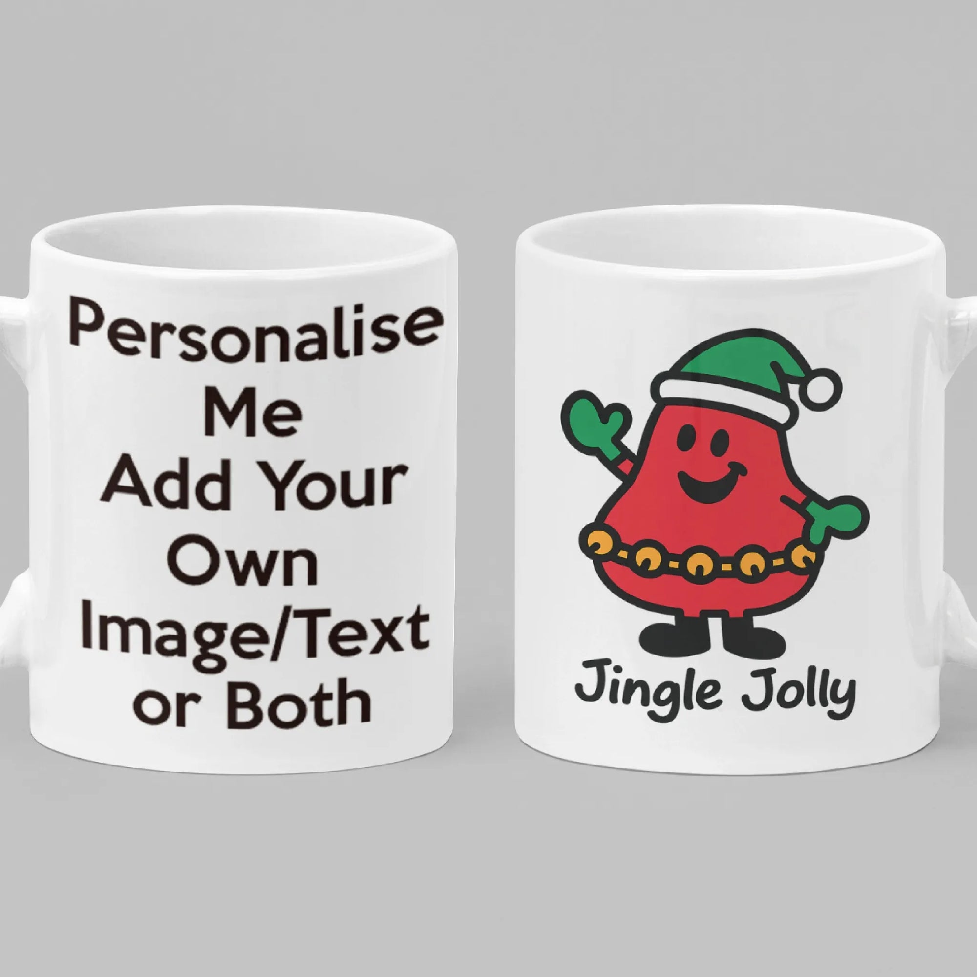 Jingle Jolly Mug – Miss. Merry Personalised Christmas Coffee Cup