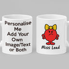 Funny Miss Lead Mug – Customisable Character Cup with Attitude