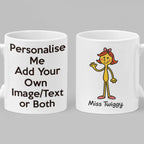 Miss Twiggy Personalised Mug – Bow & Bob | Funny Character Gift