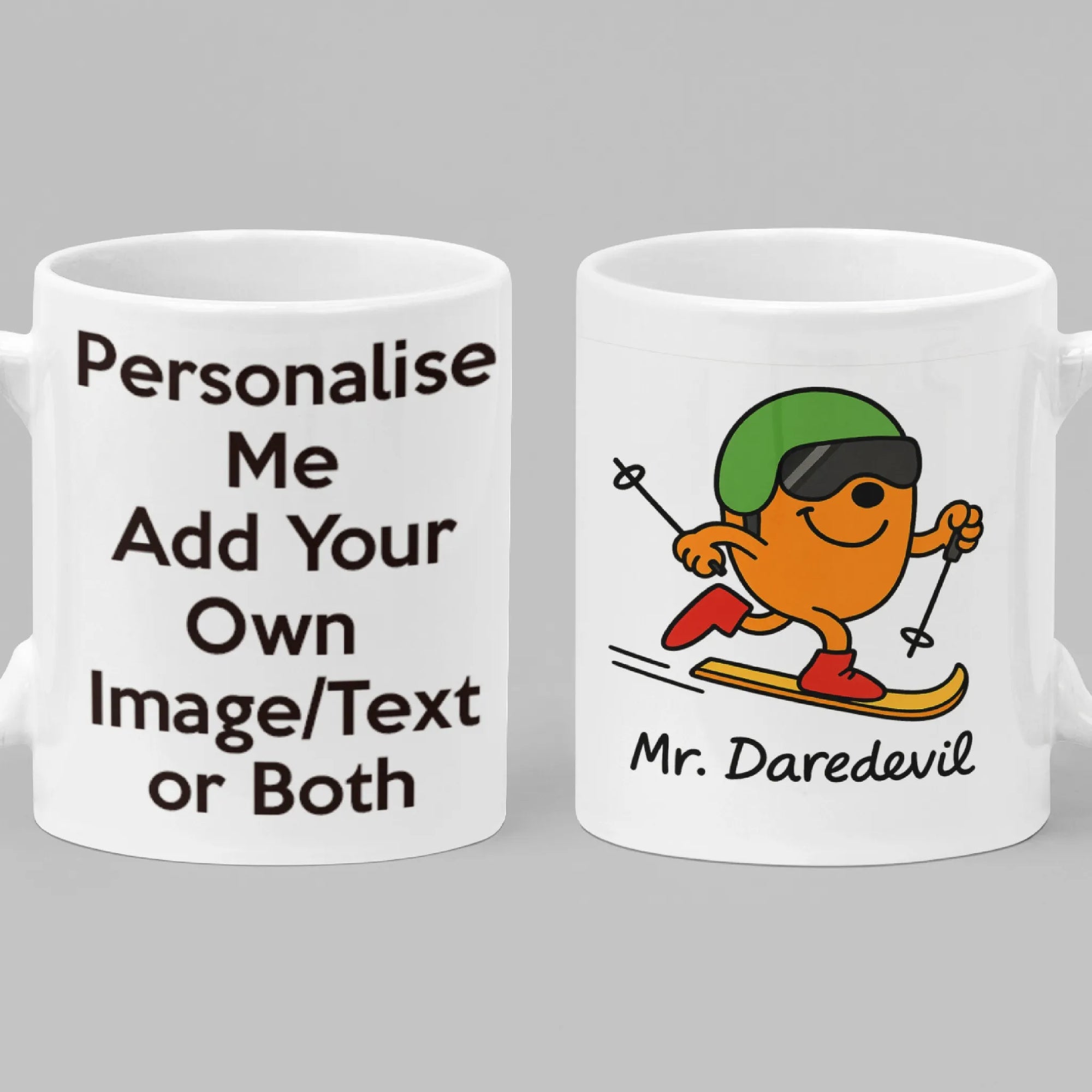 Mr. Daredevil Personalised Mug – Funny Custom Gift for Skateboarders & Adventurers