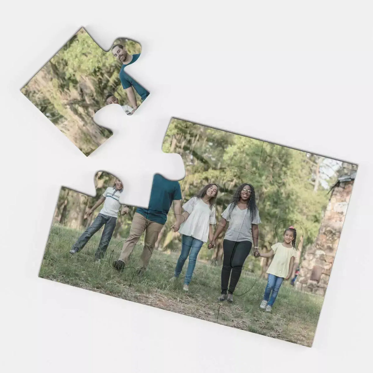 Personalised 12-piece photo jigsaw puzzle