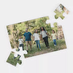 Personalised rectangular photo jigsaw puzzle with custom picture