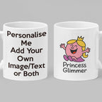 Playful Princess Glimmer Mug – Personalised Cheerful Cup