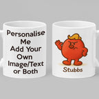 Personalised Stubbs Mug – Funny Custom Coffee Cup for Stubborn Personalities