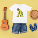 Personalised Dinosaur T-Rex T-shirt gift for kids custom dinosaur name T-shirt UK