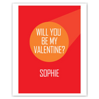 personalised card design, perfect Valentine card for her or him, romantic customised greeting to make your personalised card unique and memorable.