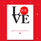  – personalised card design, perfect Valentine card for her or him, romantic customised greeting to make your personalised card unique and memorable.