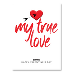  – personalised card design, perfect Valentine card for her or him, romantic customised greeting to make your personalised card unique and memorable.