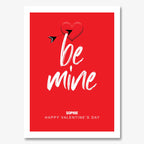 Triple Hearts Hanging Notes – Personalised Card – personalised Valentine card, custom romantic greeting or anniversary card; make your own unique card.