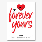 Love Tic-Tac-Toe Photo Grid – Personalised Card – personalised Valentine card, custom romantic greeting or anniversary card; make your own unique card.