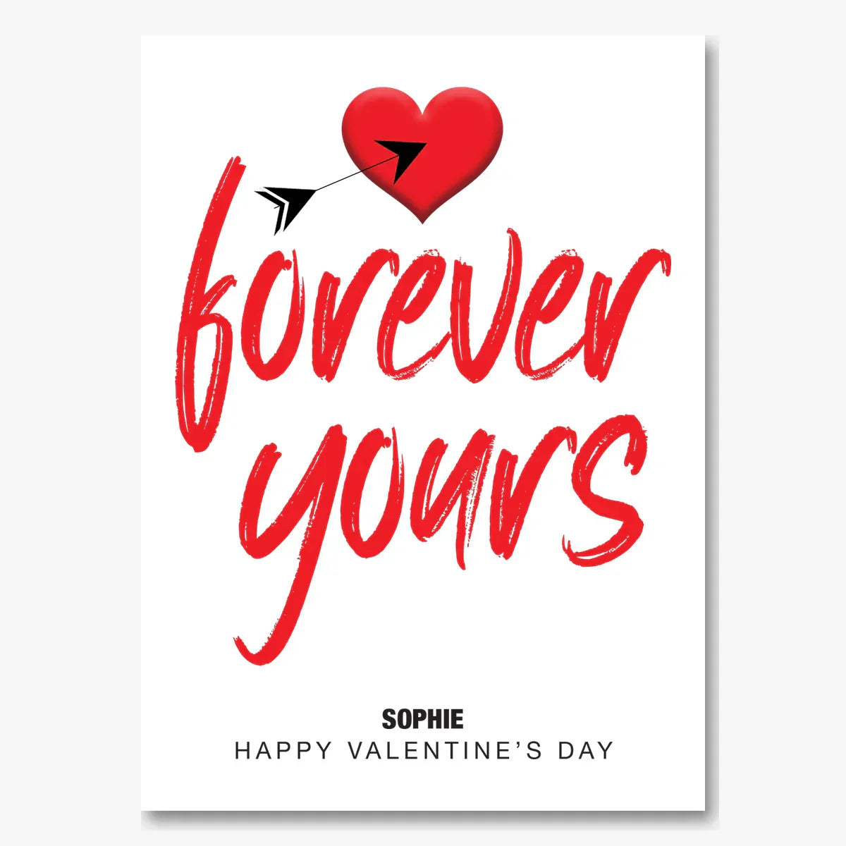 Love Tic-Tac-Toe Photo Grid – Personalised Card – personalised Valentine card, custom romantic greeting or anniversary card; make your own unique card.