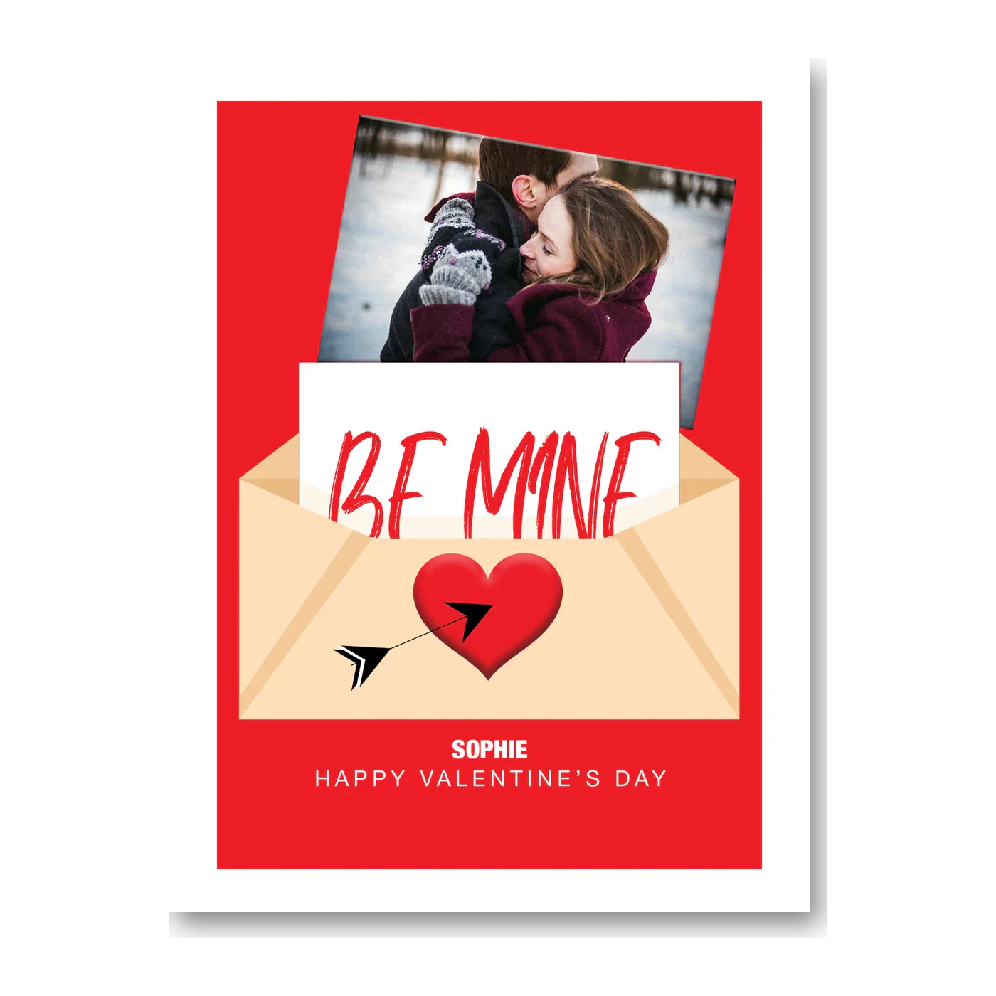 personalised card design, perfect Valentine card for her or him, romantic customised greeting to make your personalised card unique and memorable.
