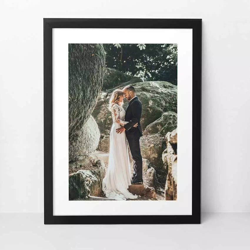 personalised photo wall art framed print