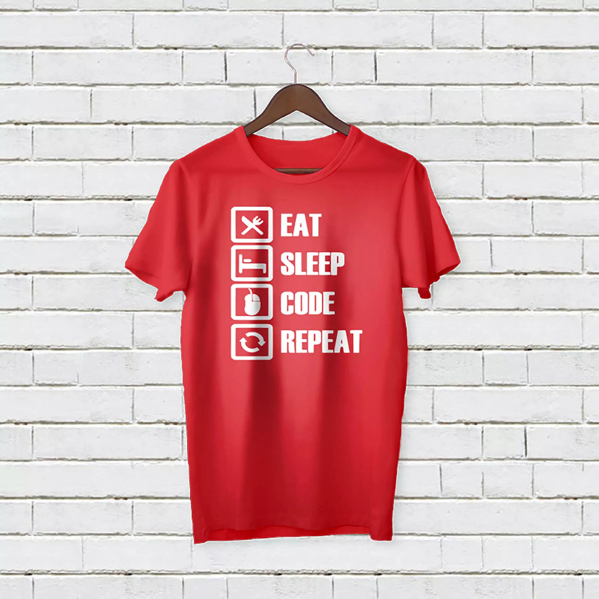 Custom coder gift t-shirt designed as a personalised birthday or Christmas present for developers