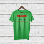 Custom name wife love shirt designed as a personalised anniversary or Valentine’s Day present