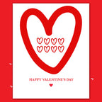 personalised card design, perfect Valentine card for her or him, romantic customised greeting to make your personalised card unique and memorable.