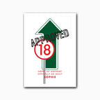 Personalised 18th birthday card design – studio light