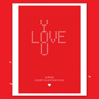  – personalised card design, perfect Valentine card for her or him, romantic customised greeting to make your personalised card unique and memorable.