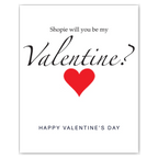 personalised card design, perfect Valentine card for her or him, romantic customised greeting to make your personalised card unique and memorable.