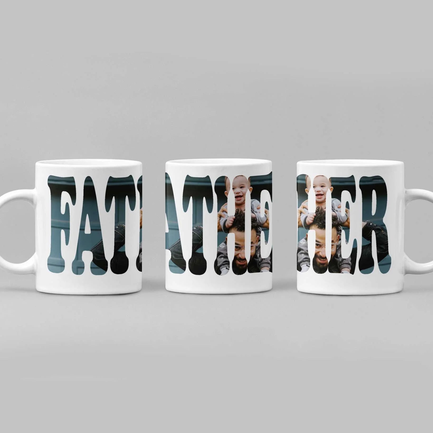 Personalised 'FATHER' Photo Mug - Upload Photo