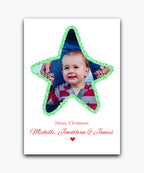 Create your own Christmas card with photo upload and add‑name options; personalised & printed; fast dispatch