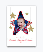 Create your own Christmas card with photo upload and add‑name options; personalised & printed; for family & friends