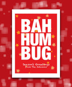 Personalised funny Christmas greeting card—add‑name options & custom greeting; printed card; fast dispatch