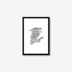 Graduation word art – grad10 – A5 – black frame