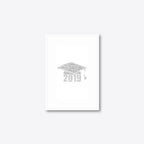 Graduation word art – grad12 – A5 – white frame