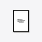 Graduation word art – grad7 – A5 – black frame