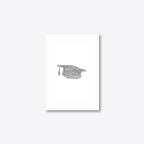 Graduation word art – grad7 – A5 – white frame