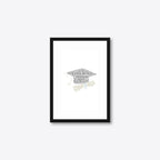 Graduation word art – grad9 – A5 – black frame