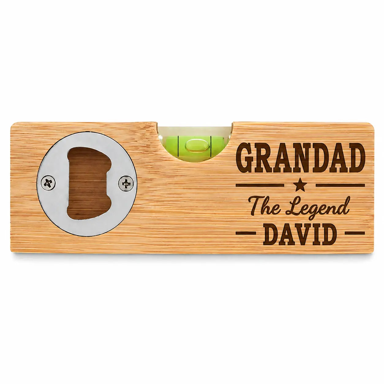 personalised-grandad-the-legend-spirit-level-bottle-opener