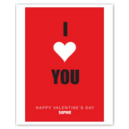  – personalised card design, perfect Valentine card for her or him, romantic customised greeting to make your personalised card unique and memorable.