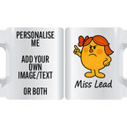 Miss Lead personalised mug – custom ceramic coffee cup gift for bold, confident, and inspiring personalities