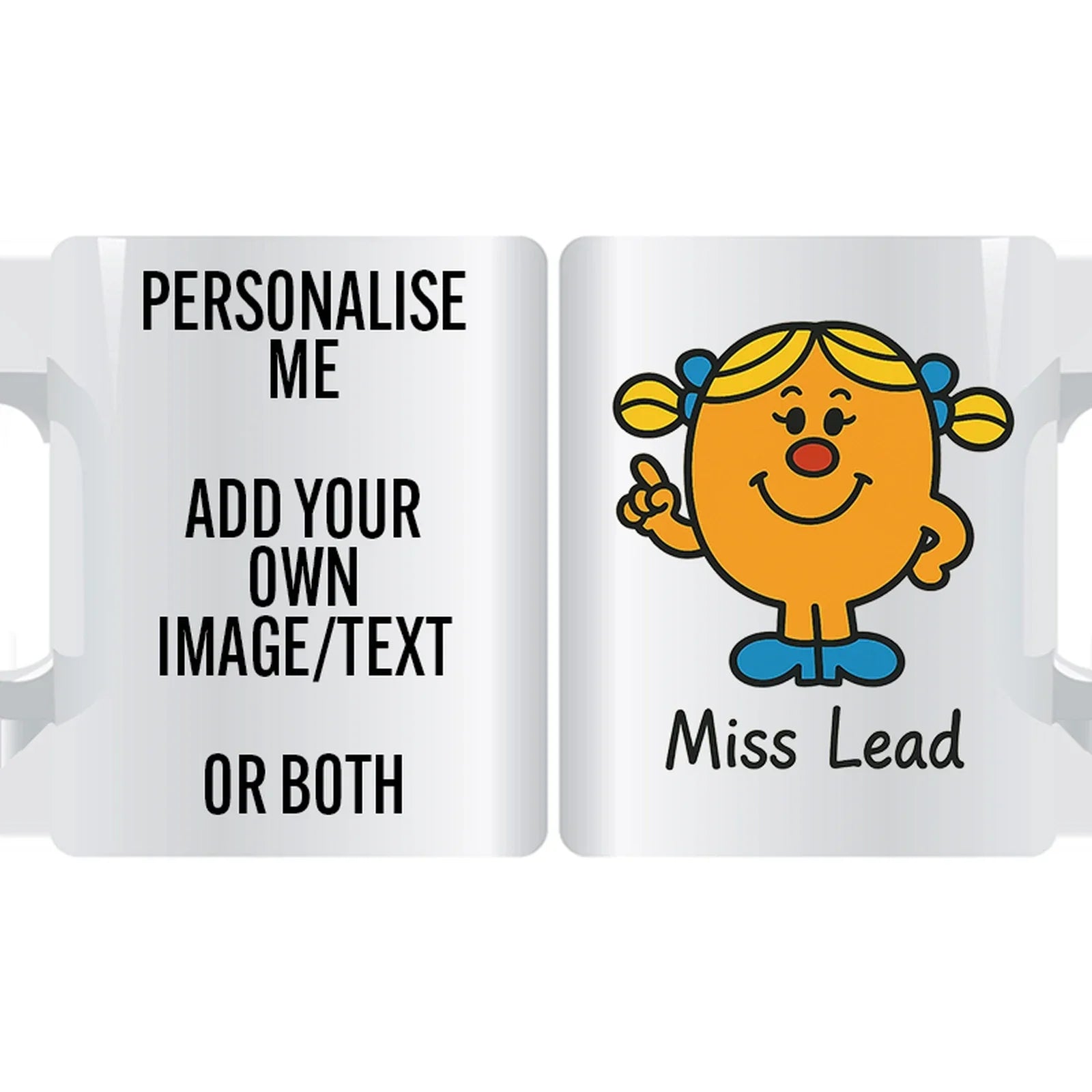 Miss Lead personalised mug – custom character coffee cup gift for leaders and confident personalities