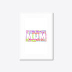 Personalised “My Mum” Word Cloud Print – A4 – white frame