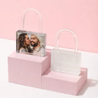 Personalised photo crystal padlock keepsake, custom love gift idea for couples, meaningful personalised gift for special occasions