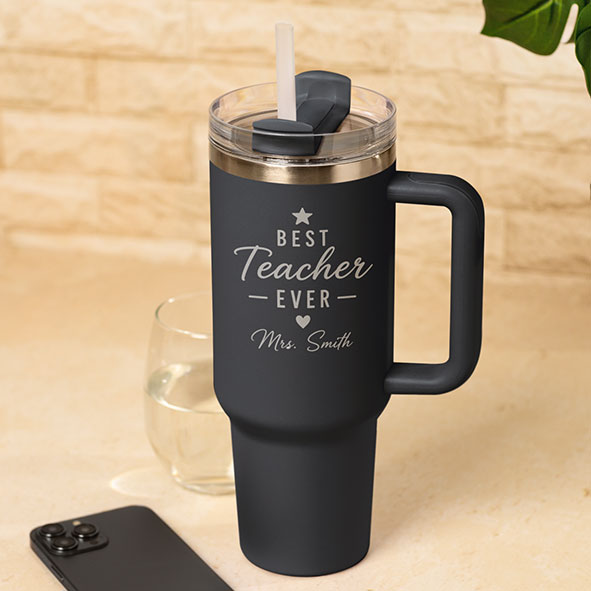 Best Teacher Ever Personalised Teacher Tumbler