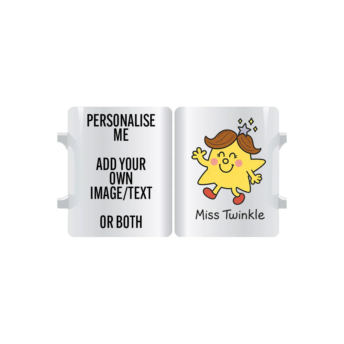 Personalised Miss Twinkle mug customisable gift idea for birthdays, friends, and colleagues