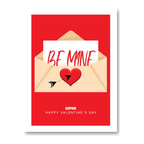 personalised card design, perfect Valentine card for her or him, romantic customised greeting to make your personalised card unique and memorable.