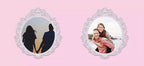 Custom coffee mug with two favourite images for birthday or anniversary
